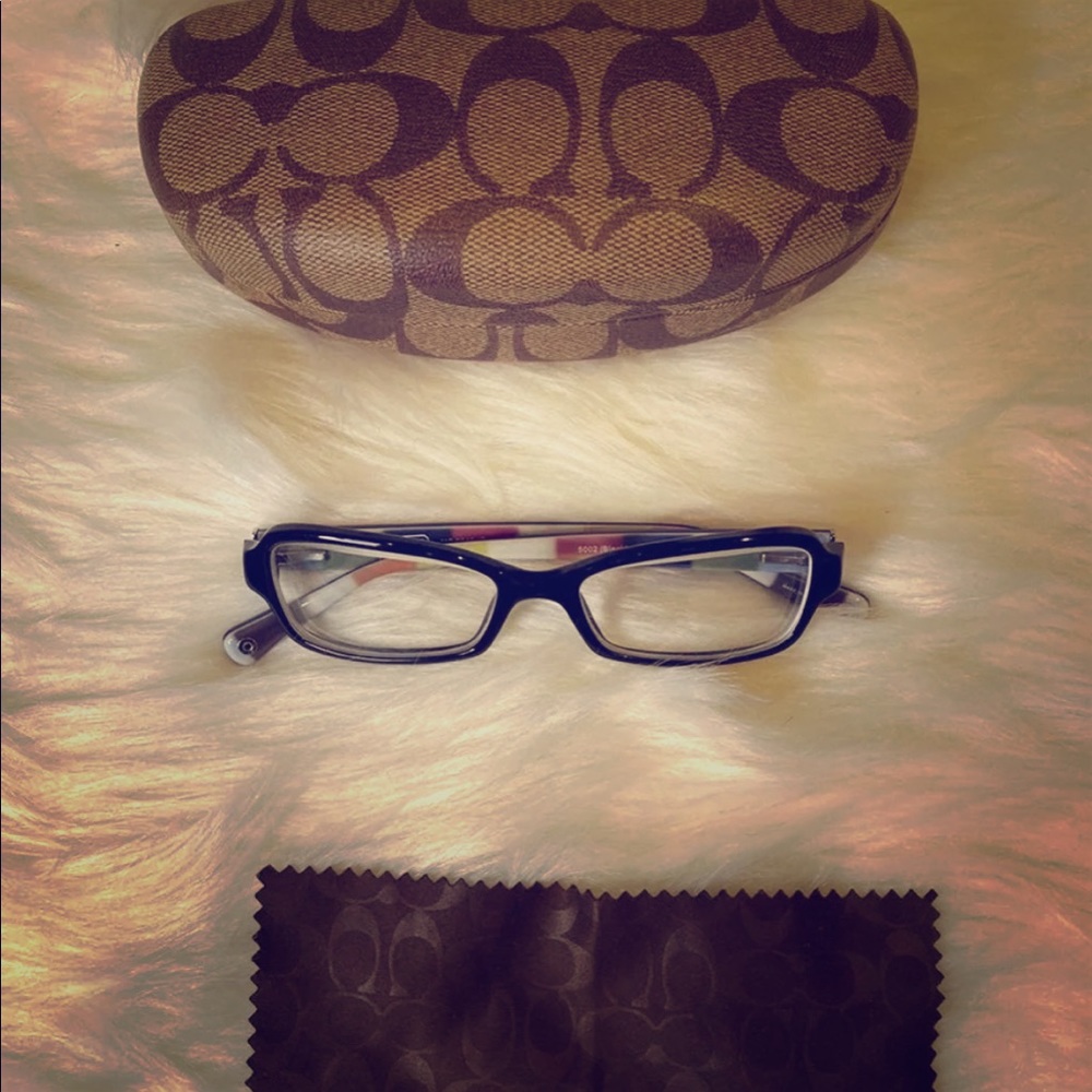 Coach eye glasses black